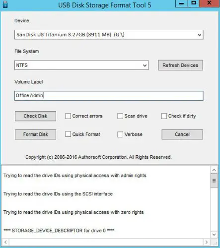 5 Free Tools To Format A Hard Drive (OR A USB Drive) Easily 2