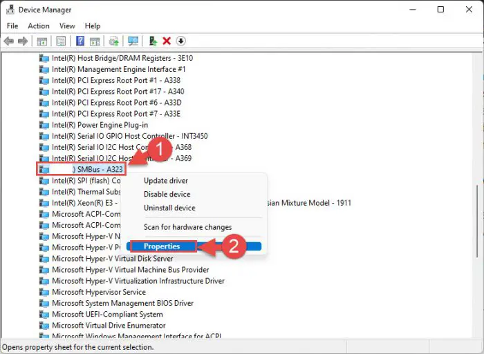 AMD chipset properties