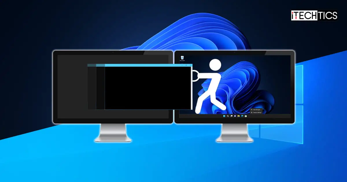 Bring off screen window on screen Windows 11 10