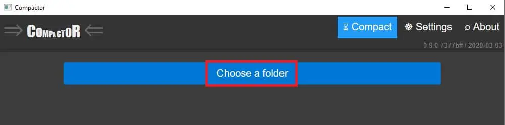 choose a folder