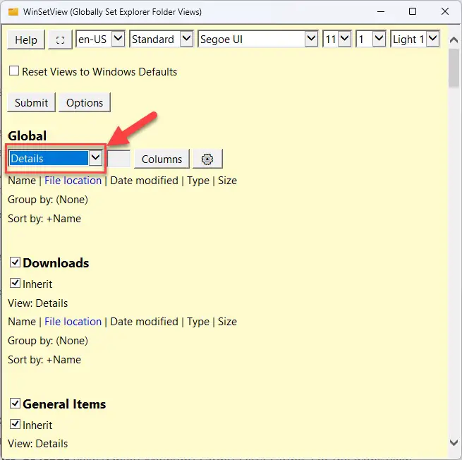 How To Change File Explorer View Preferences Using WinSetView 5