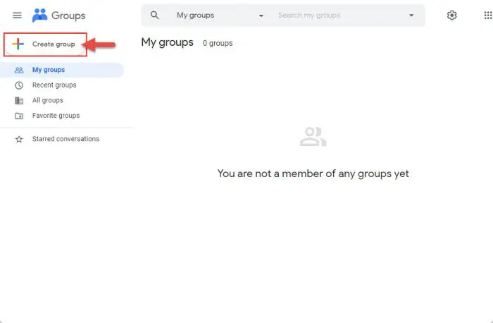 Create group