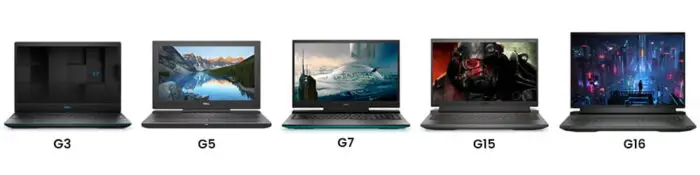 Dell G3, G5, G7, G15, G16 Series Laptops