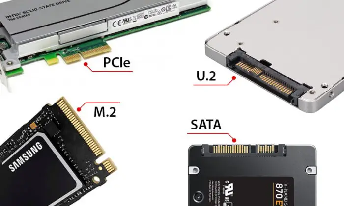 Common SSD interfaces