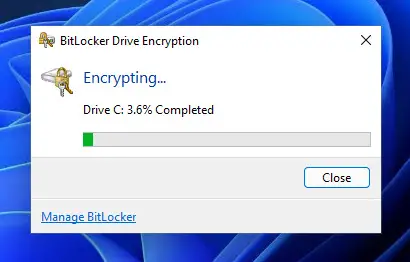 encrypting 1
