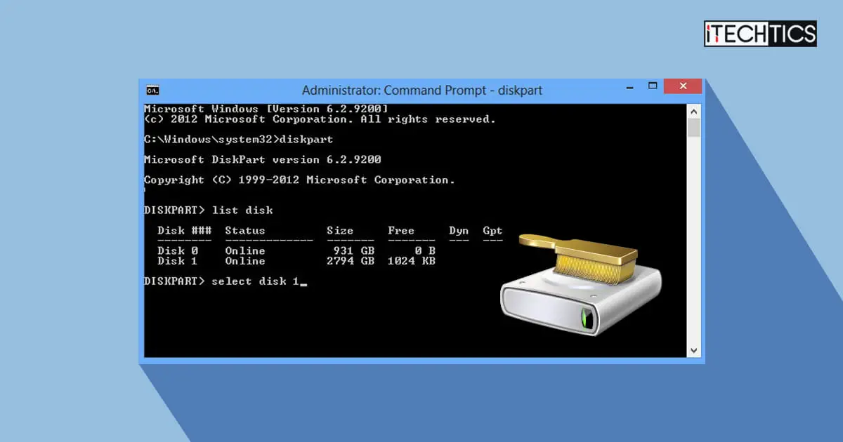 Format Disk using Command Line