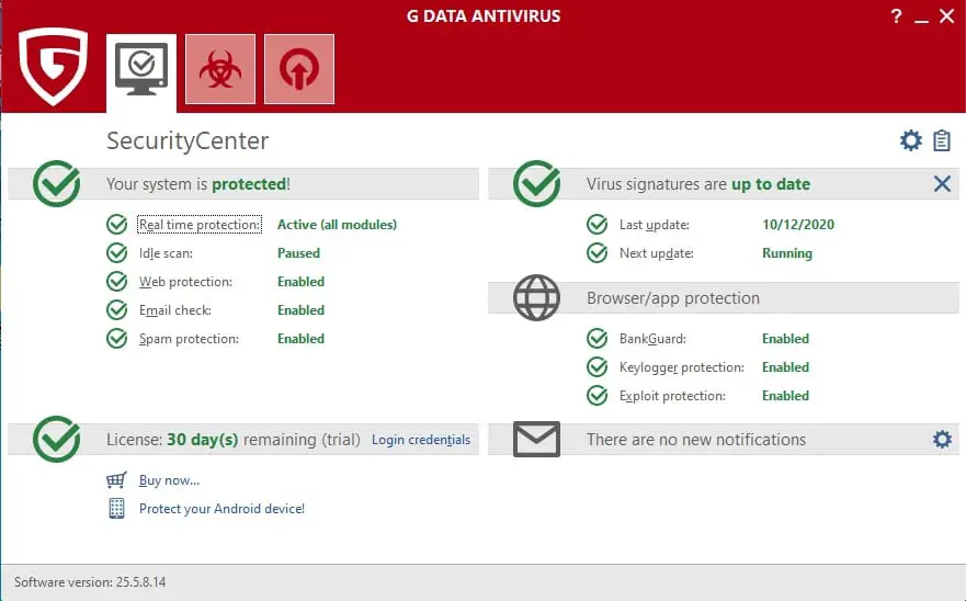 GDATA DB