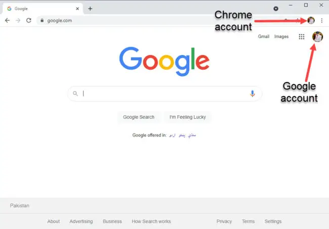 Google account vs. Chrome account