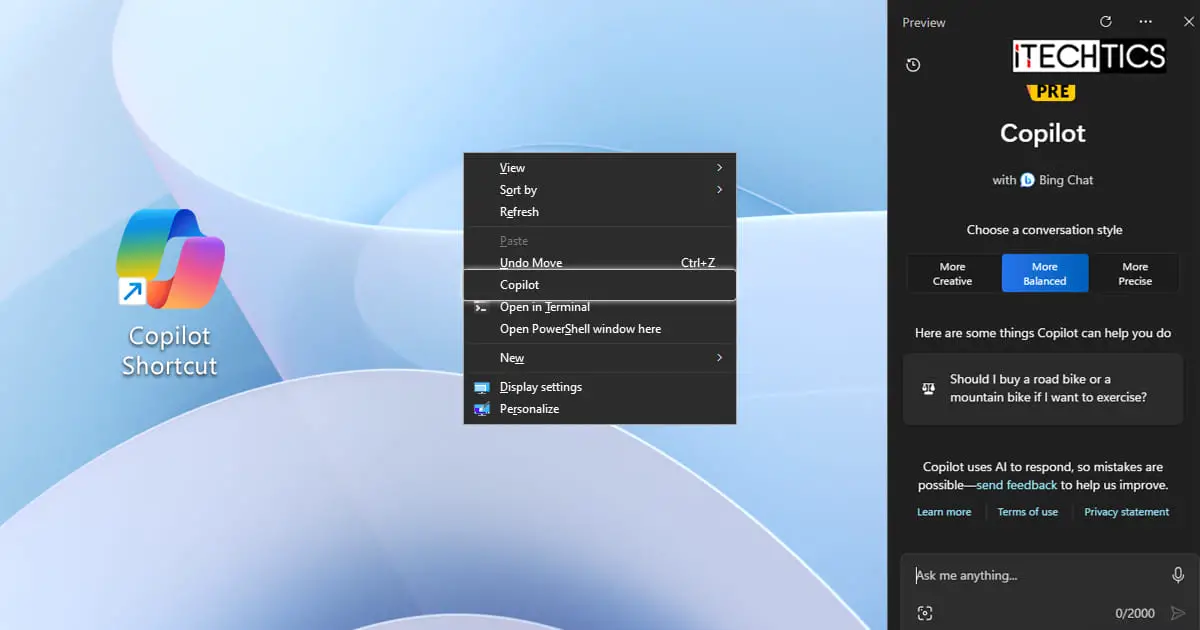 How to add Copilot to context menu on Windows 11