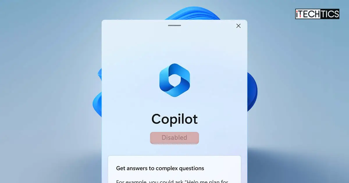 How To Disable Copilot On Windows 11