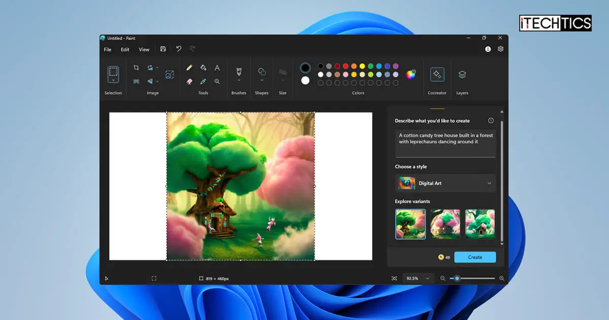 How To Generate AI Images With Paint Cocreator (DALL E) On Windows 11