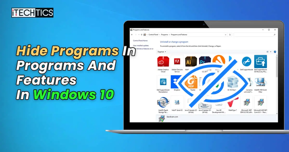 How To Hide Programs In Programs And Features In Windows 10