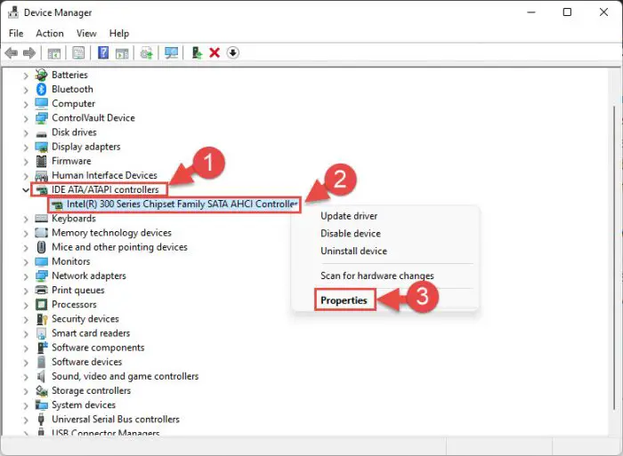 Intel chipset properties