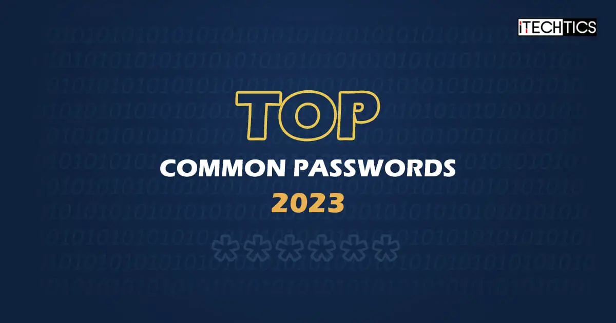 List of common passwords you should never use