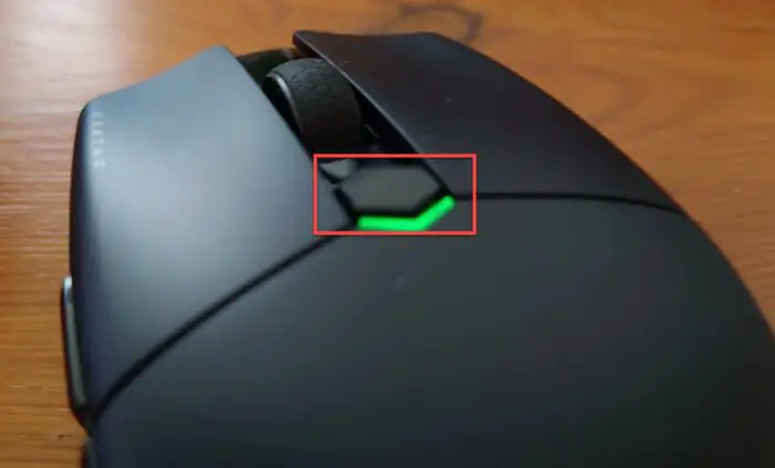 Mouse DPI button on the top