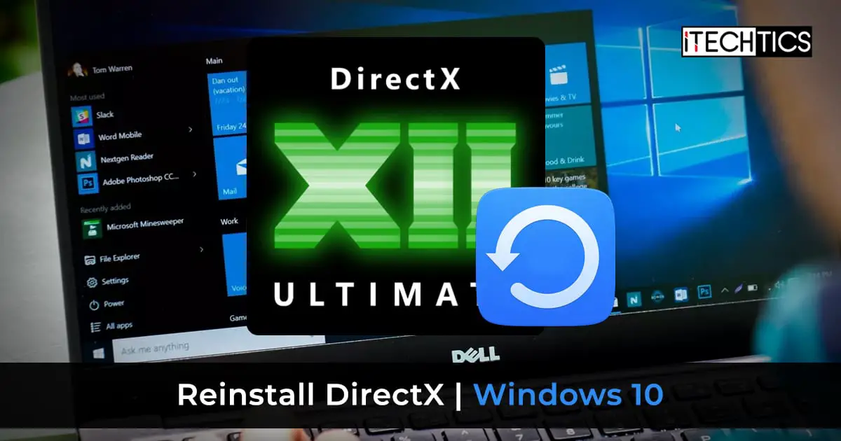 Reinstall DirectX Windows 10