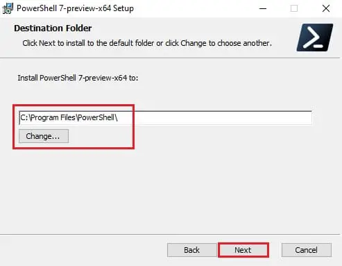 Download and install PowerShell 7.2 Preview 2 for Windows 10 2