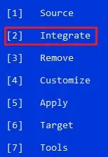 select integrate