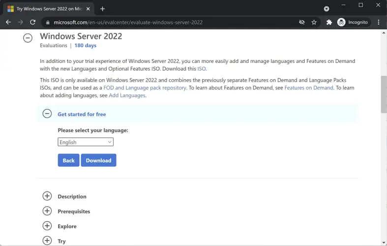 Download Windows Server 2022 (ISO, VHD, Azure) 3