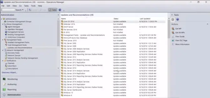 System Center Operations Manager 2016