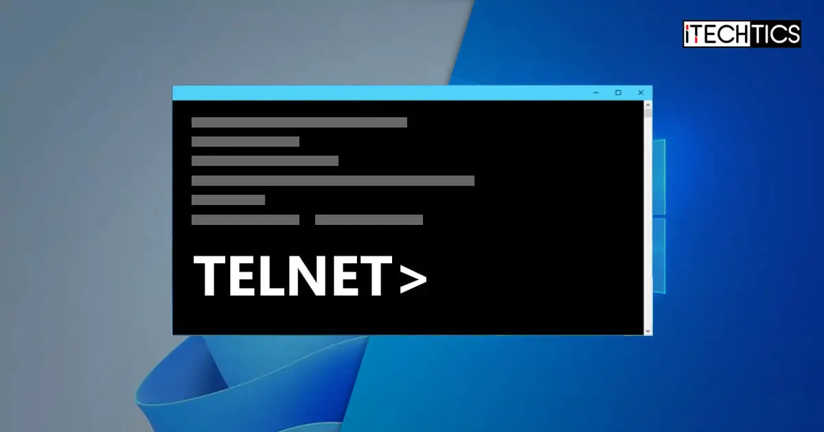 Telnet Windows 11 10