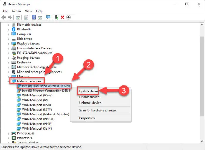 Update network driver