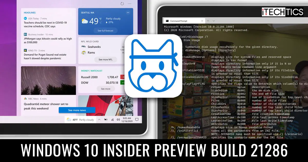 Windows 10 Insider Preview Build 21286