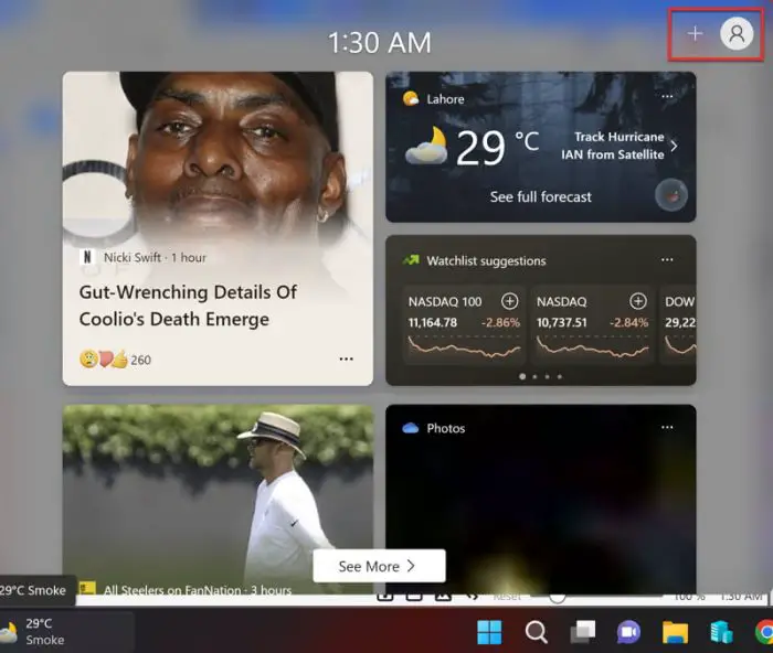 Windows 11 widgets settings