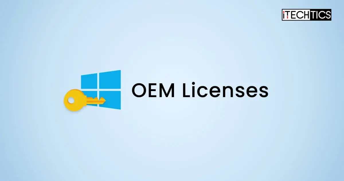 Windows OEM Product Key Types