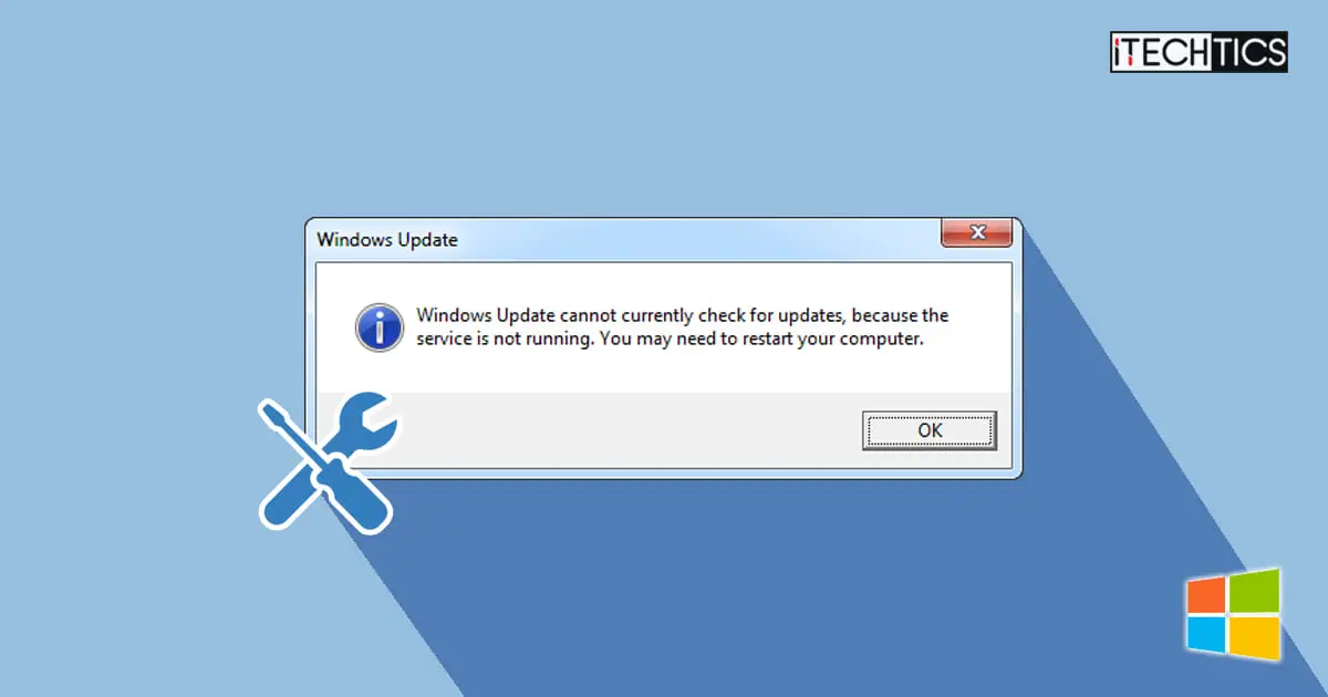 Windows Update cannot currently check for updates Fix