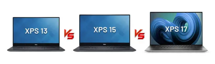 Dell XPS 13, 15, 17 Series Laptops