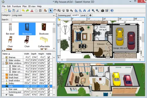 Sweet Home 3D Home Designing Software