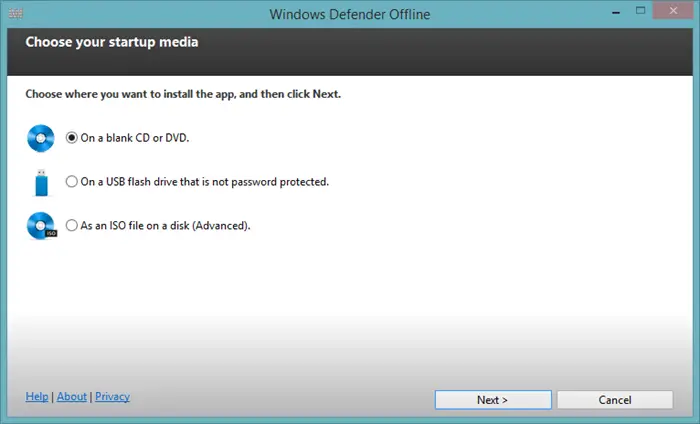 Windows Defender Offline